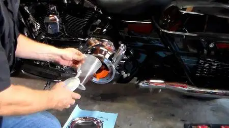 How To Perform a Complete Oil Change on a Harley Davidson Big Twin Engine