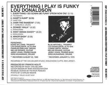 Lou Donaldson - Everything I Play Is Funky (1970) {1995 Blue Note} **[RE-UP]**