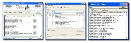 Cracks Downloaders. 3 Programs with easy 1-click search & download. Must have!