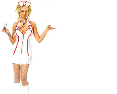 Naughty Nurse Photoshop Template [psd]