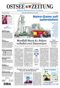 Ostsee Zeitung Ribnitz-Damgarten - 17. April 2019