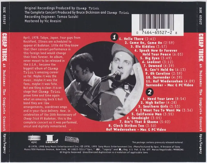 Cheap Trick - At Budokan: The Complete Concert (1998)