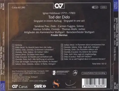 Ignaz Holzbauer - Tod der Dido (2018) {Carus-Verlag 83.280}