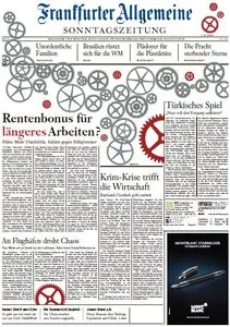 Frankfurter Allgemeine Zeitung am Sonntag, 30. März 2014