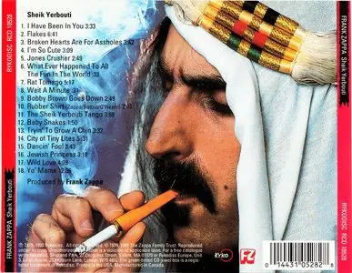 Frank Zappa - Sheik Yerbouti (1979) {1995 Ryko Remaster Complete Series}