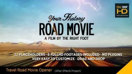 Travel Road Movie - Project for After Effects (VideoHive)