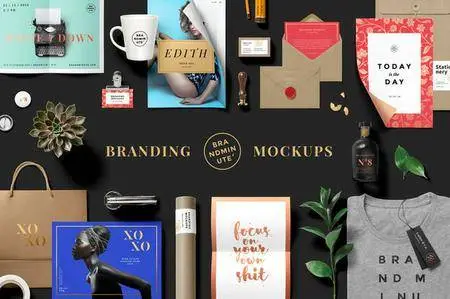 CreativeMarket - Brandminute Mockups