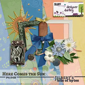 Srap Kit: Here Comes The Sun  & 3 Clusters: Blessings