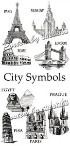 City Symbols Vector