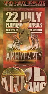 GraphicRiver Army Party Template