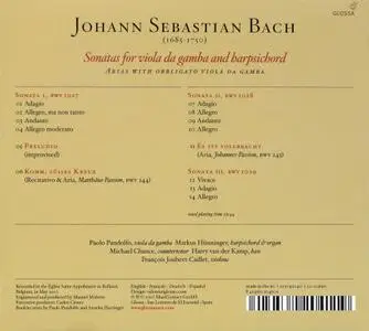 Paolo Pandolfo - Johann Sebastian Bach: Sonatas for viola da gamba and harpsichord (2010)