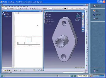 CATIA V5 Video tutorial. Drafting Course. (ENG)