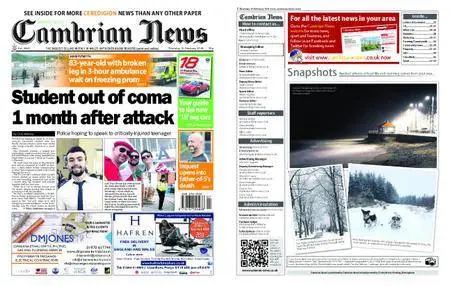 Cambrian News Aberystwyth – 15 February 2018