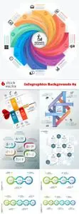 Vectors - Infographics Backgrounds 85