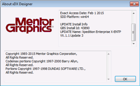 Mentor Graphics Xpedition Enterprise VX.1.1 update3