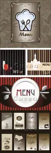 Vector - Vintage restaraunt menu
