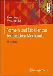 Formeln und Tabellen zur Technischen Mechanik, Auflage: 25