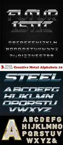 Vectors - Creative Metal Alphabets 10