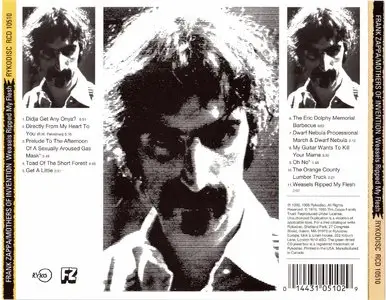 Frank Zappa - Weasels Ripped My Flesh (1970) + Chunga's Revenge (1970) {1995 Ryko Remaster Complete Series}