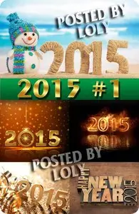 2015 New Year #1 - Stock Photo