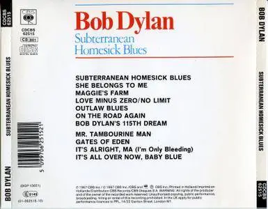 Bob Dylan - Subterranean Homesick Blues (1965)