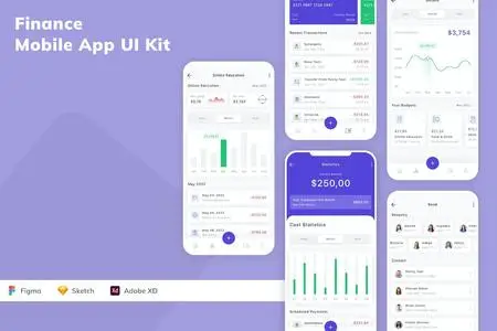 Finance Mobile App UI Kit