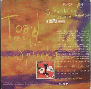 Toad the Wet Sprocket - Something's Always Wrong [Promo Single] (1994)
