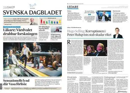 Svenska Dagbladet – 28 augusti 2018