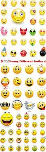 Vectors - Funny Different Smiles 4