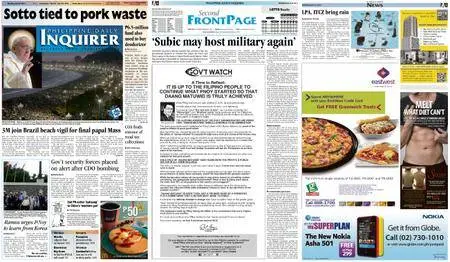 Philippine Daily Inquirer – July 29, 2013