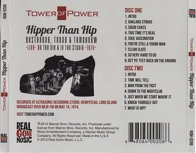 Tower Of Power - Hipper Than Hip-Yesterday, Today & Tomorrow (2013) [2CDs] {Warner}