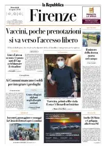 la Repubblica Firenze - 25 Agosto 2021