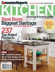 Consumer Reports Kitchen Planning and Buying Guide - July 01, 2012