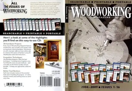 Woodworking Magazine 2004-2009 CD
