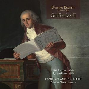 Gustavo Sánchez, Camerata Antonio Soler - Gaetano Brunetti: Sinfonías II (2016)