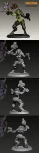 Miniatura Cybork Pinup (Orco, Warhammer, 40k, Mini, DnD)