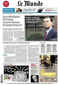 Le Monde & Supplément du Mercredi 25 et Jeudi 26 Décembre 2013