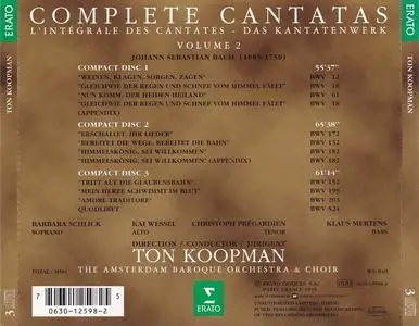 Ton Koopman, Amsterdam Baroque Orchestra & Choir - Johann Sebastian Bach: Complete Cantatas Vol. 2 [3CDs] (1996)