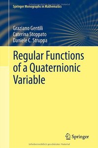Regular Functions of a Quaternionic Variable (repost)