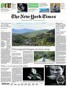 International New York Times - 3-4 June 2017