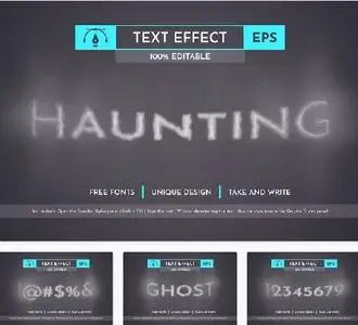 Haunting - Editable Text Effect - 58626617