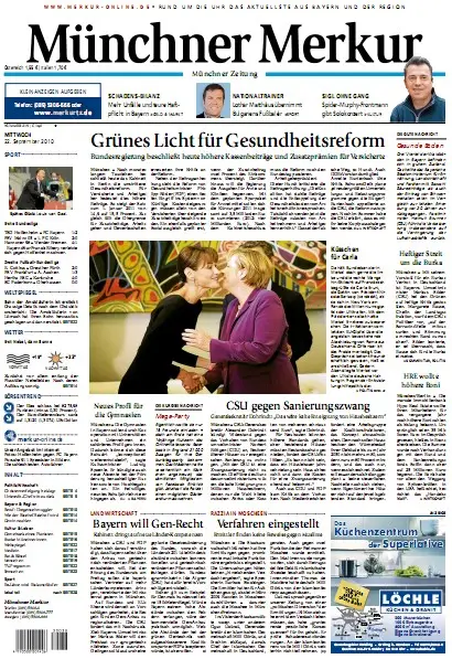 Münchner Merkur vom 22. September 2010