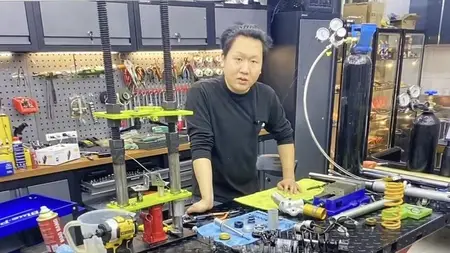 Motorcycle Shock Absorber Service Teaching