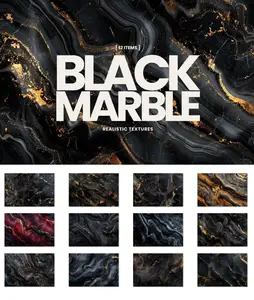 EE - 12 Black Gold Marble Textures DEHNLXA