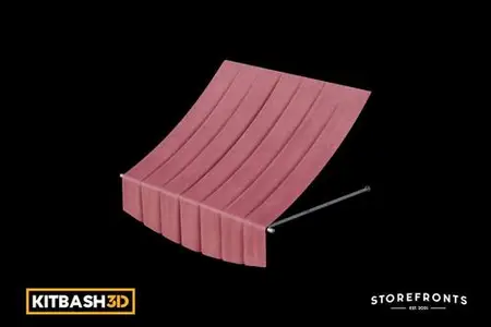 Kitbash: Storefronts - Red Awning A NV36SEH