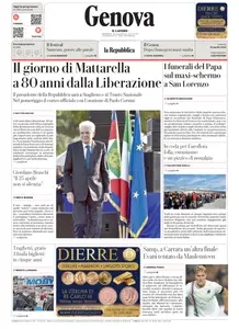 la Repubblica Genova - 25 Aprile 2025