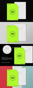 Postcard And Envelope Mockup 9JSQGWR