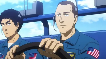 Space Brothers (2012 S02E22 A Road on the Roadless Moon Dekinai
