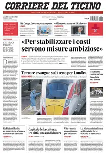 Corriere del Ticino - 3 Novembre 2025