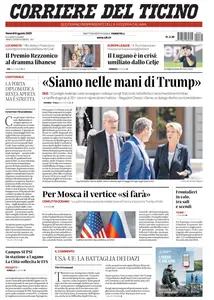 Corriere del Ticino - 8 Agosto 2025